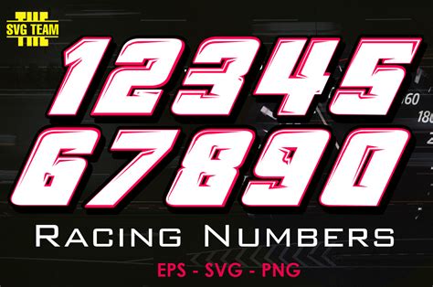 font for racing numbers.